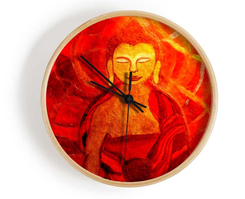 Buddha Beautiful Buddhism Clock - Wallart-Direct UK