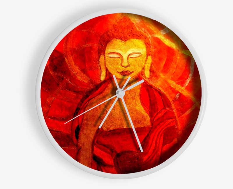 Buddha Beautiful Buddhism Clock - Wallart-Direct UK