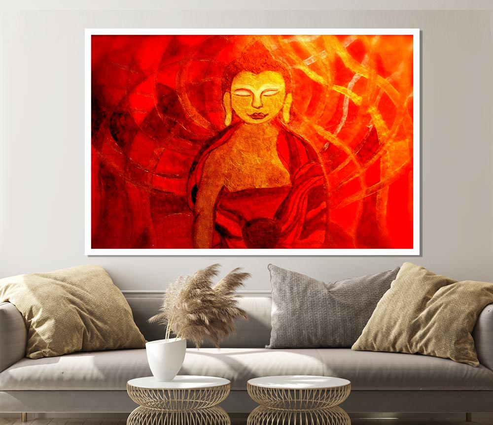 Buddha Beautiful Buddhism Print Poster Wall Art