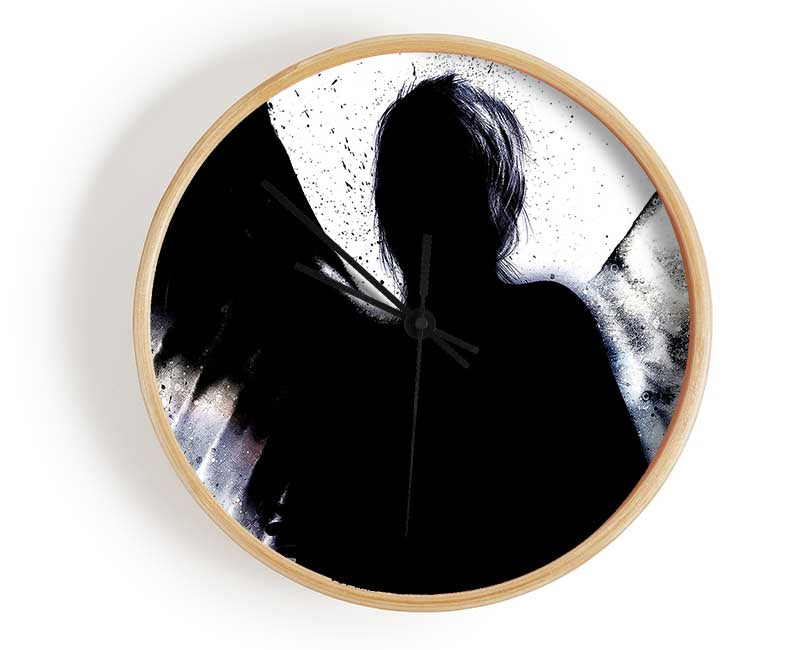 Angel Shadow Clock - Wallart-Direct UK