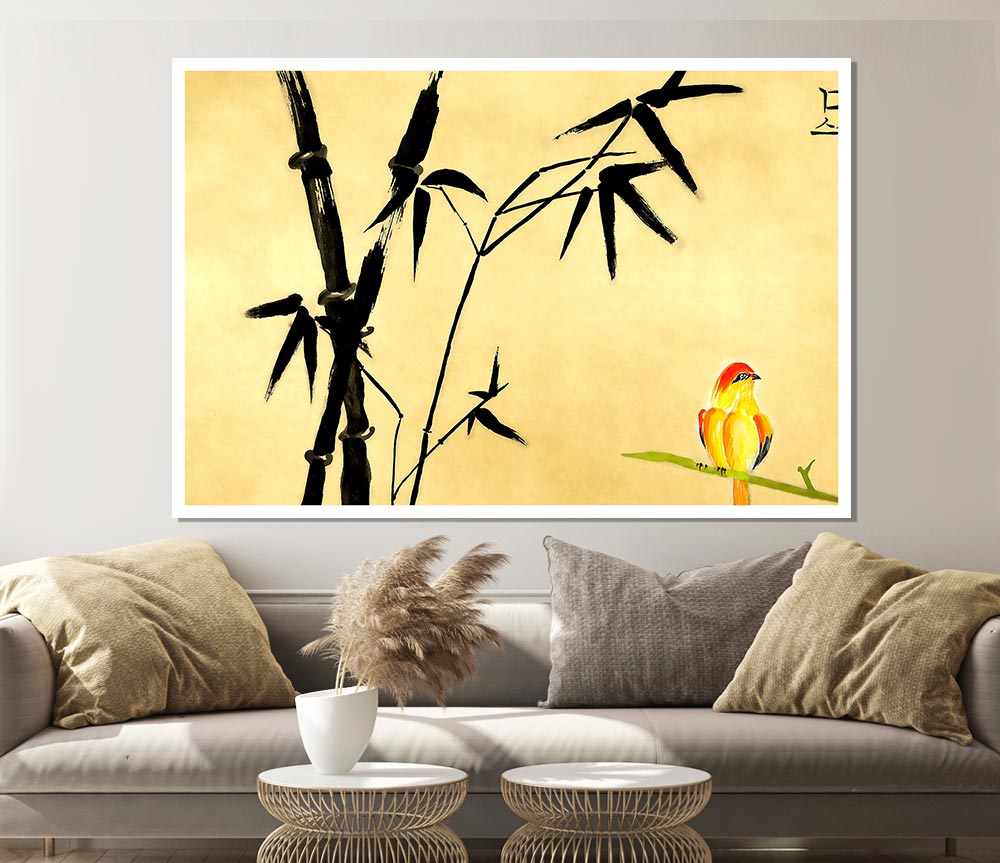 Chinese Bird Painting Print Poster Wall Art