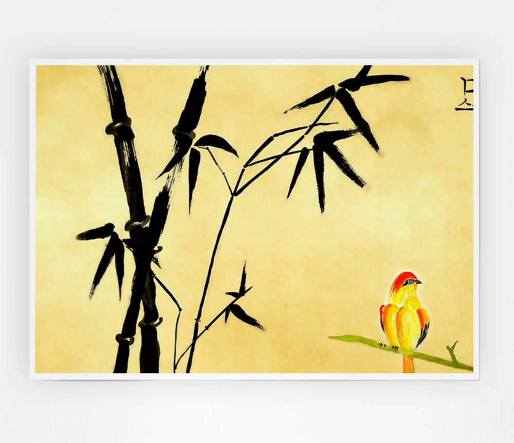 Chinese Bird Painting Print Poster Wall Art