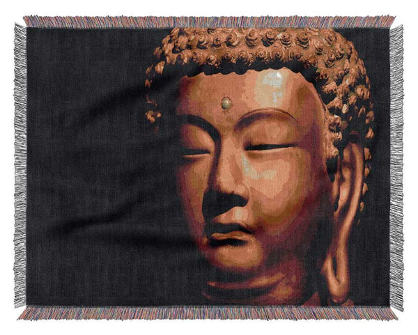 Gold Buddha Woven Blanket