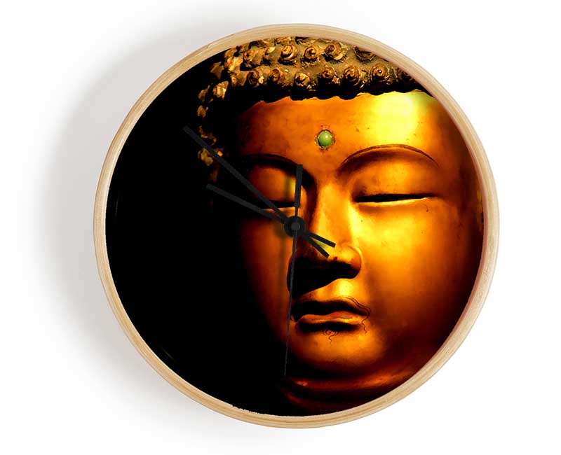 Gold Buddha Clock - Wallart-Direct UK