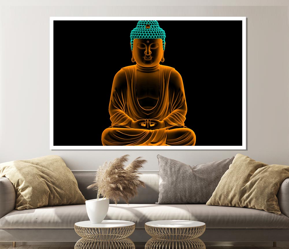 Lord Buddha Print Poster Wall Art