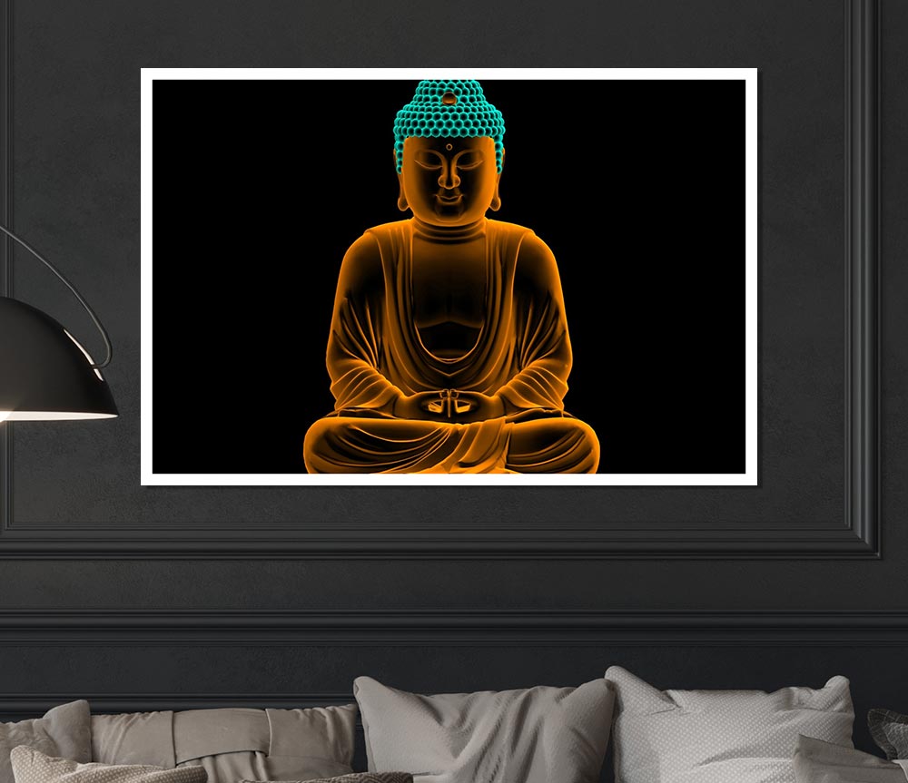 Lord Buddha Print Poster Wall Art