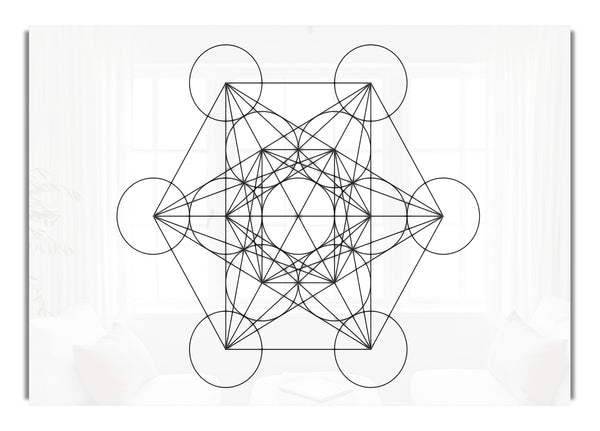 Metatrons Cube Drawing