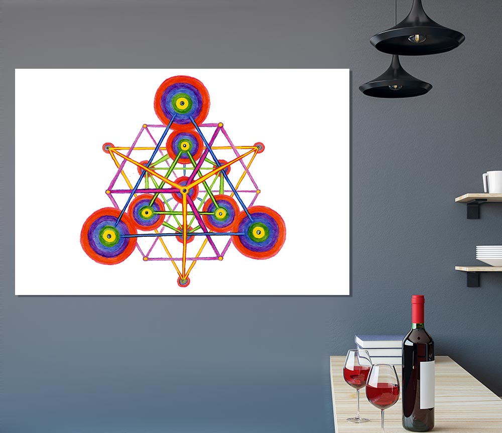 Tetra Octa Print Poster Wall Art