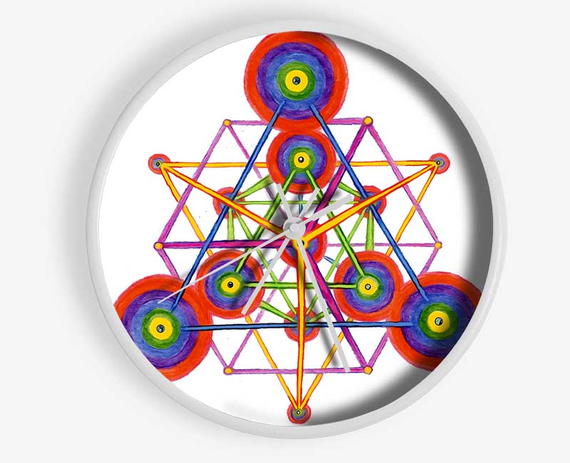 Tetra-Octa Clock - Wallart-Direct UK