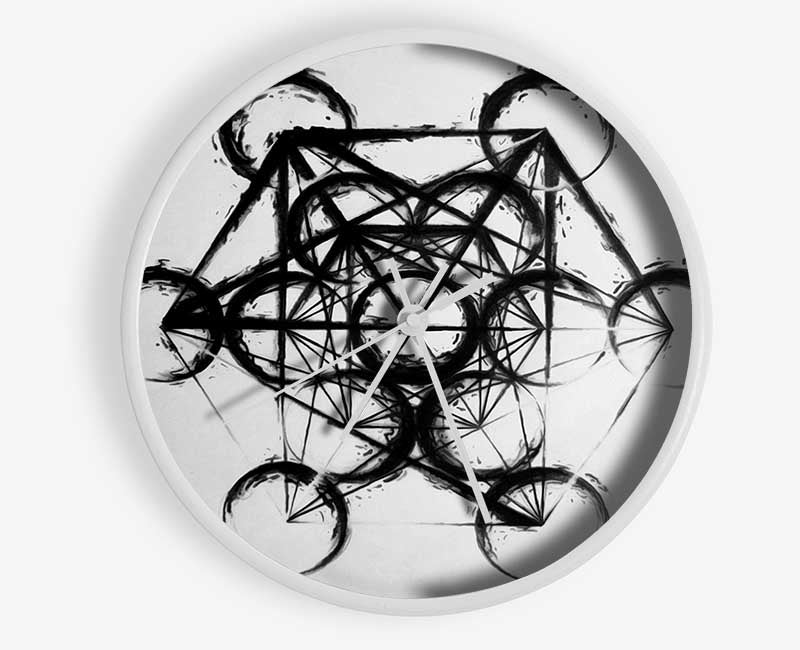 Metatron Cube Clock - Wallart-Direct UK