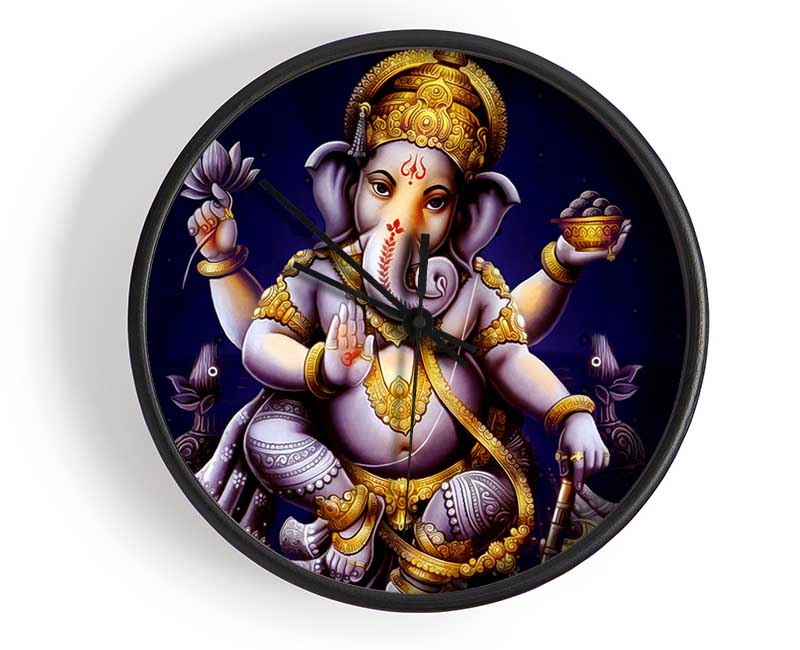 Hindu Ganesh Clock - Wallart-Direct UK