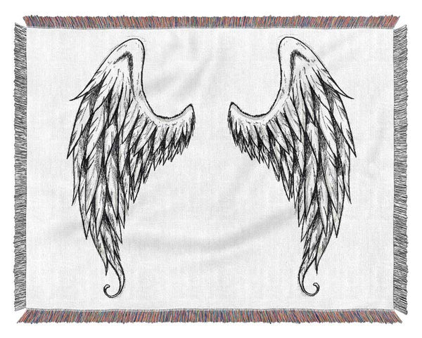 Demon Wings Woven Blanket