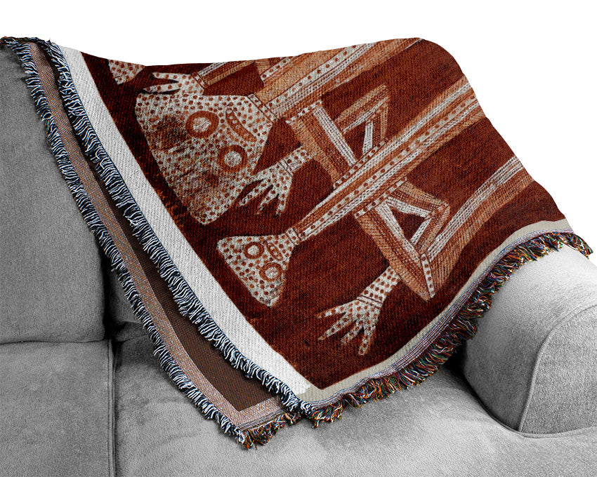 Aboriginal Kubarkku Woven Blanket