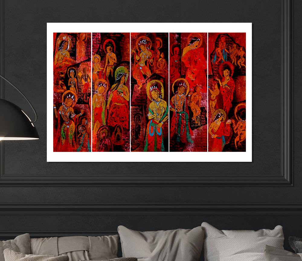 Tibetan Women Print Poster Wall Art