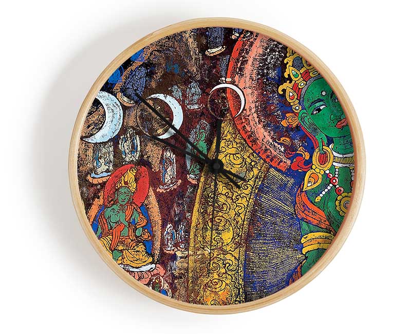 Indian Dream Clock - Wallart-Direct UK