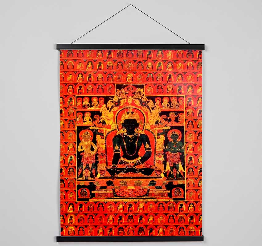 TibetanThe Dhyani Buddha Akshobhya Tibetan Hanging Poster - Wallart-Direct UK