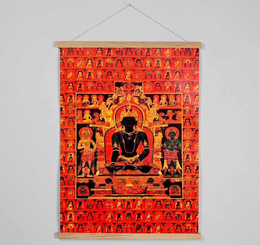 TibetanThe Dhyani Buddha Akshobhya Tibetan Hanging Poster - Wallart-Direct UK