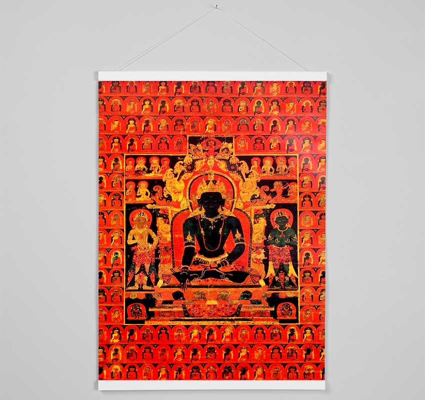 TibetanThe Dhyani Buddha Akshobhya Tibetan Hanging Poster - Wallart-Direct UK