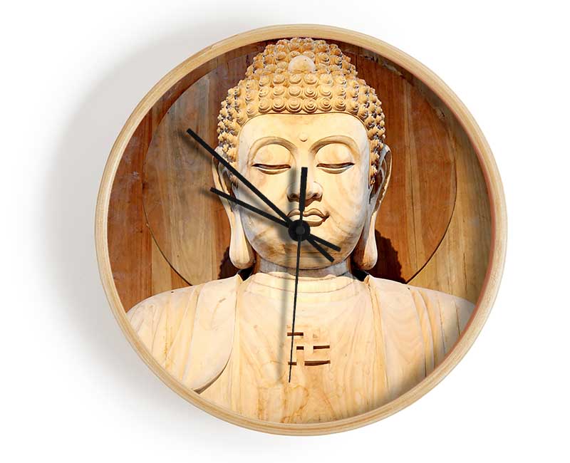 Buddha Face Statue Clock - Wallart-Direct UK