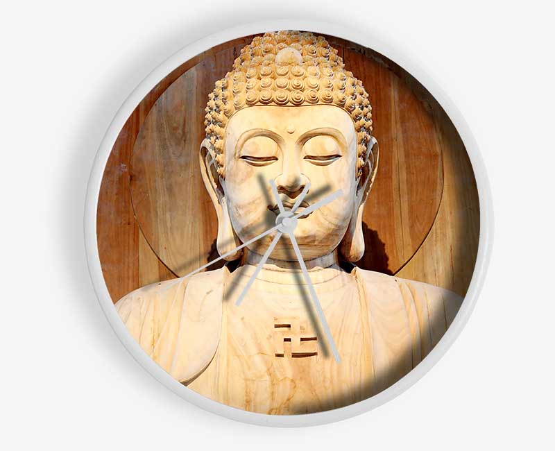 Buddha Face Statue Clock - Wallart-Direct UK