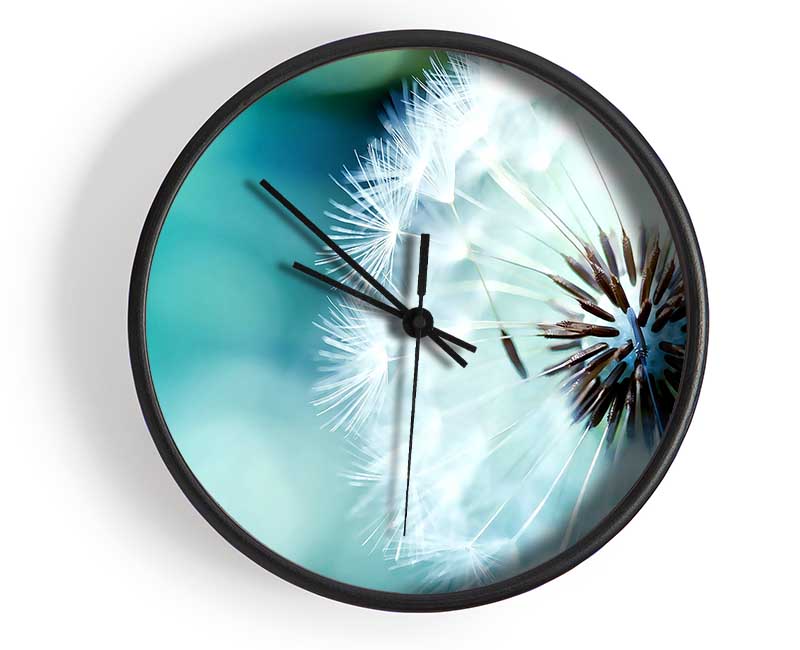 Dandelion Flower Wish Clock - Wallart-Direct UK