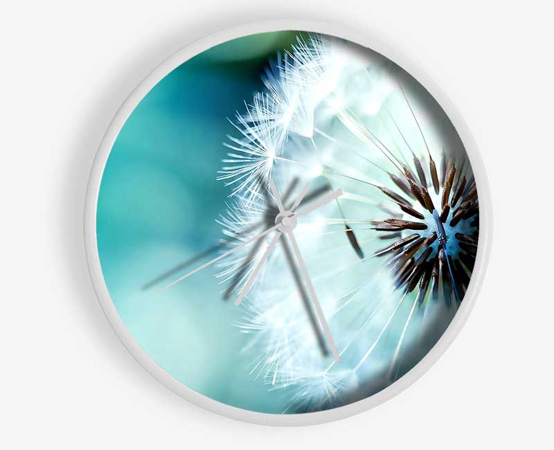 Dandelion Flower Wish Clock - Wallart-Direct UK