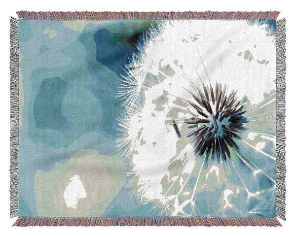 Dandelion Flower Wish Woven Blanket