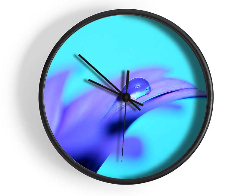 Purple Petals Clock - Wallart-Direct UK