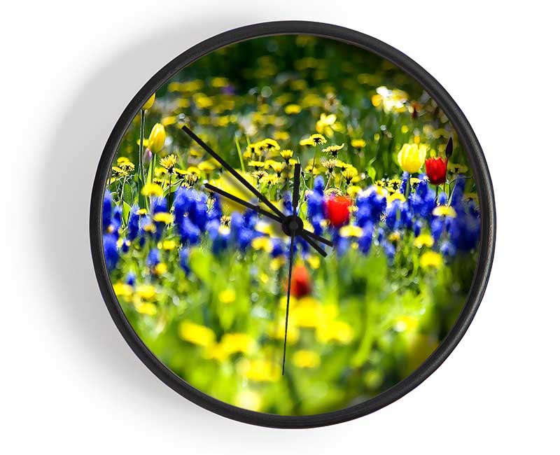 Spring Fling Clock - Wallart-Direct UK