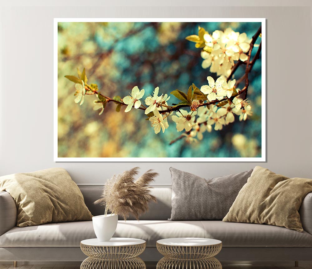 Beautiful Spring Day Print Poster Wall Art