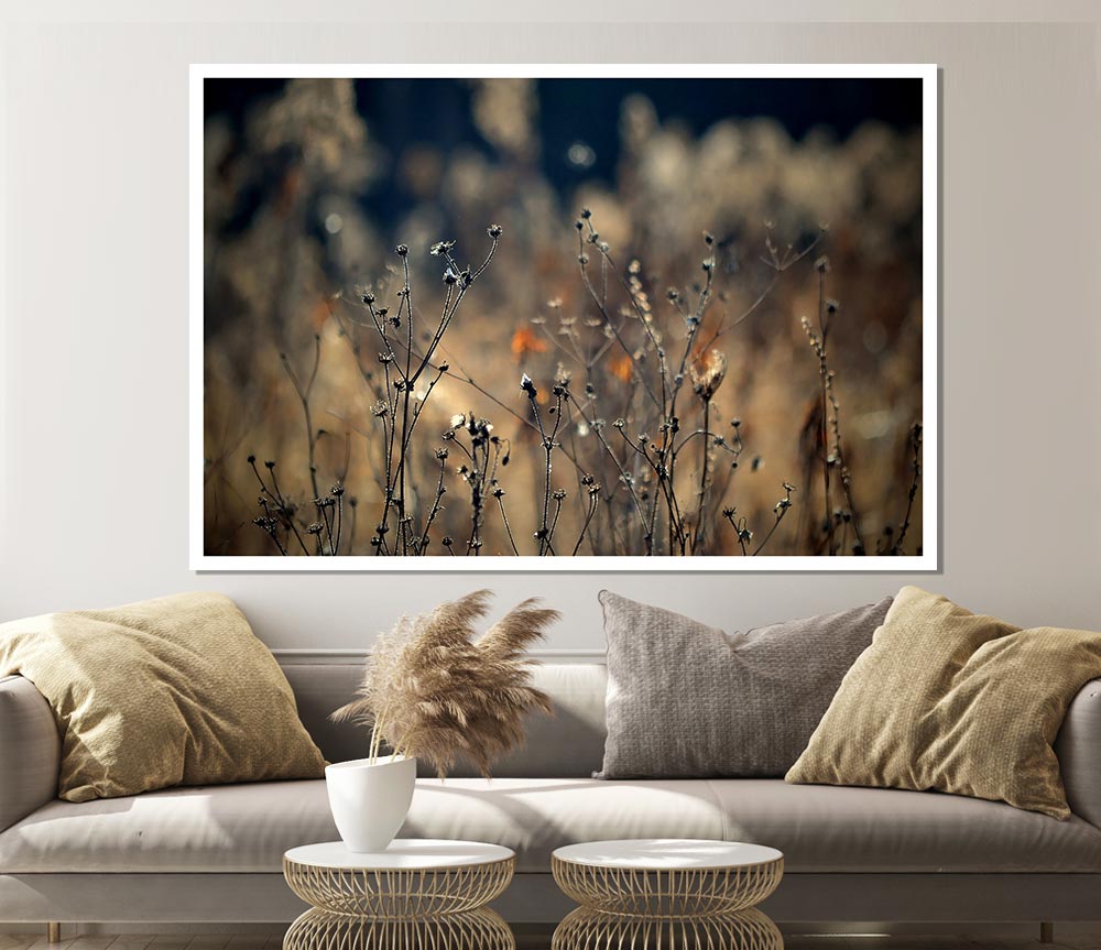 Autumn Just Before Winter Print Poster Wall Art