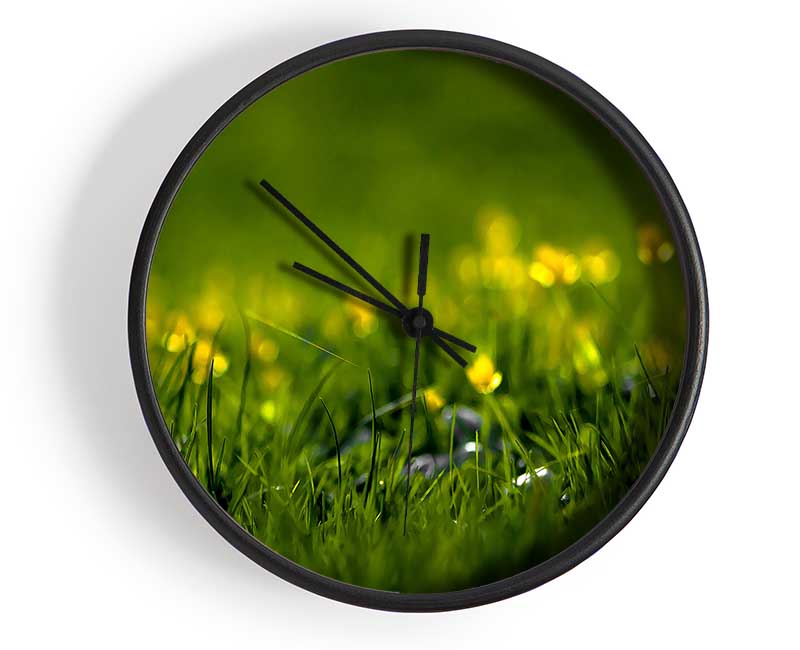 Summer Grass Clock - Wallart-Direct UK