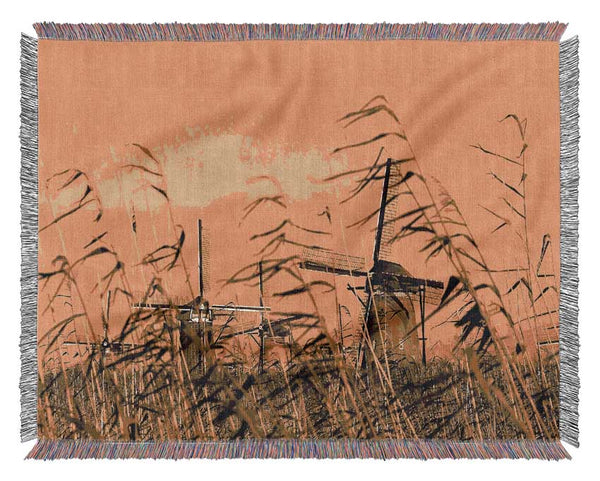 Windmills Woven Blanket