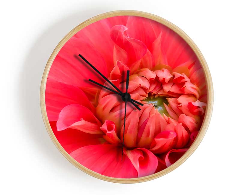 Delicate Pink Petal Head Clock - Wallart-Direct UK