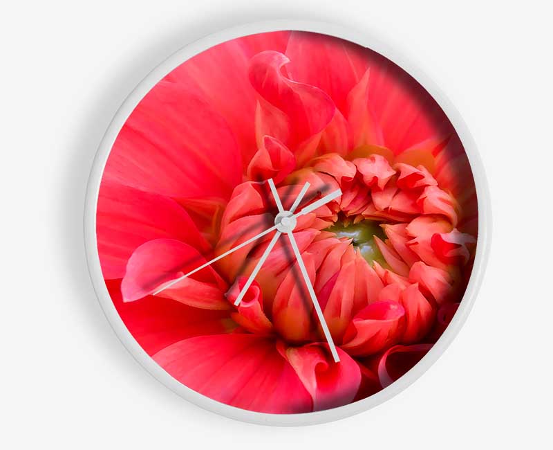 Delicate Pink Petal Head Clock - Wallart-Direct UK