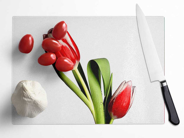 Tulip Model Glass Chopping Board