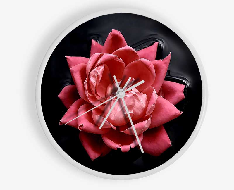 Floating Flower Clock - Wallart-Direct UK