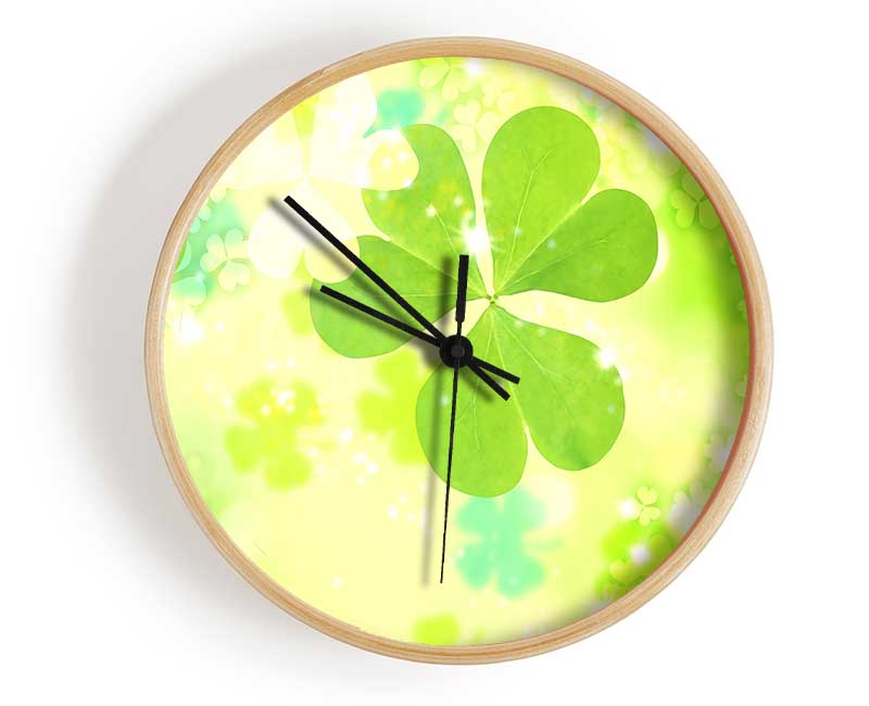 Magic Clover Clock - Wallart-Direct UK