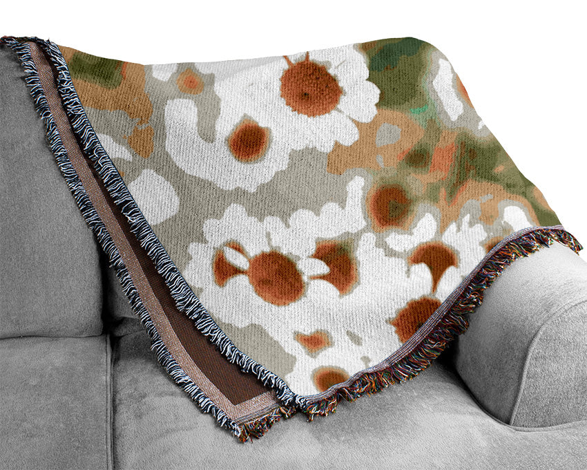 Chamomile Macro Woven Blanket