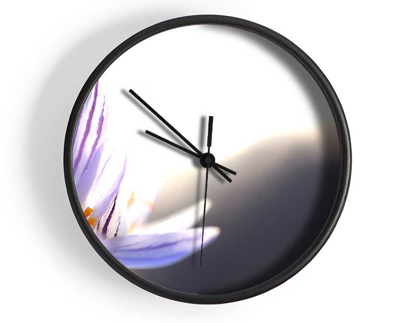 Spring Flowers Crocus Clock - Wallart-Direct UK