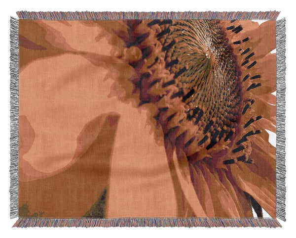 Sunflower Side Woven Blanket