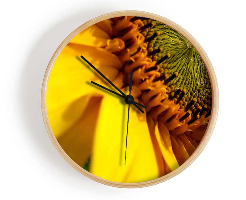 Sunflower Side Clock - Wallart-Direct UK