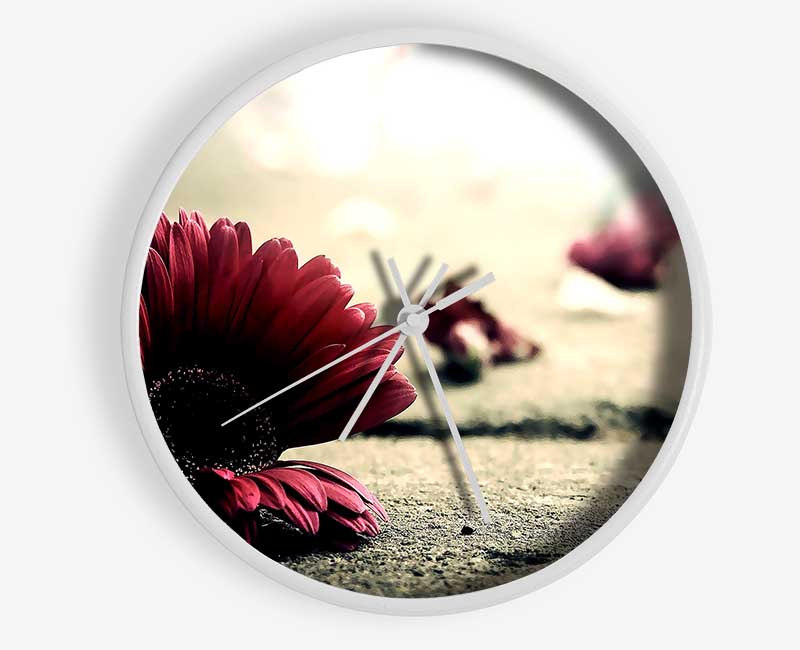 Missing Petals Clock - Wallart-Direct UK