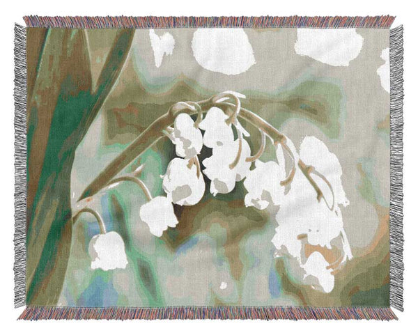 Lily Of The Valley Woven Blanket