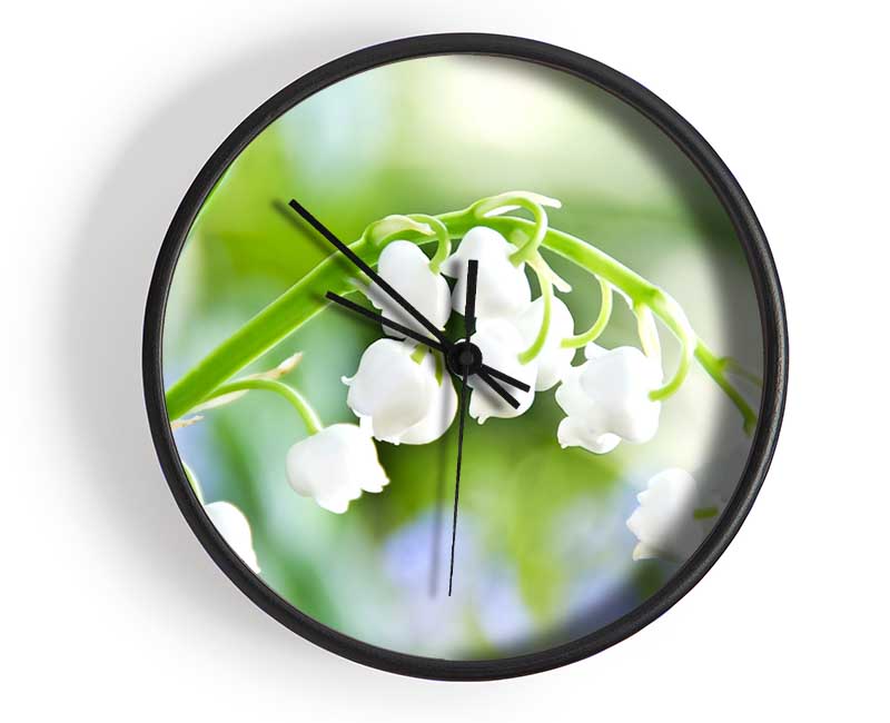 Lily Of The Valley Clock - Wallart-Direct UK