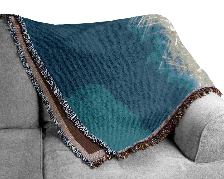 Dandelion Skies Woven Blanket