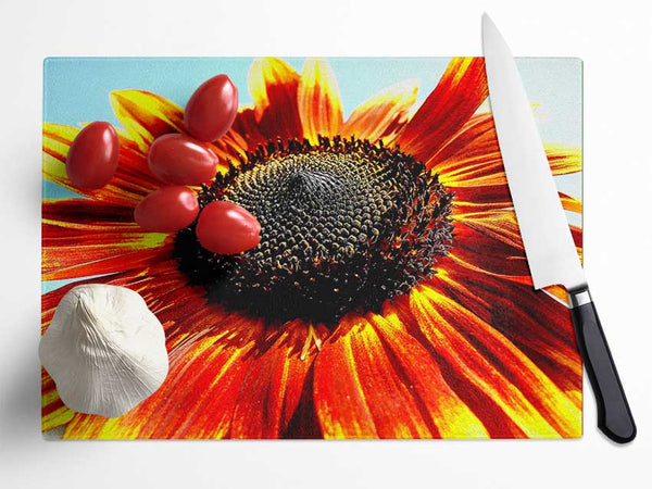 The Sunflower Glass Chopping Board