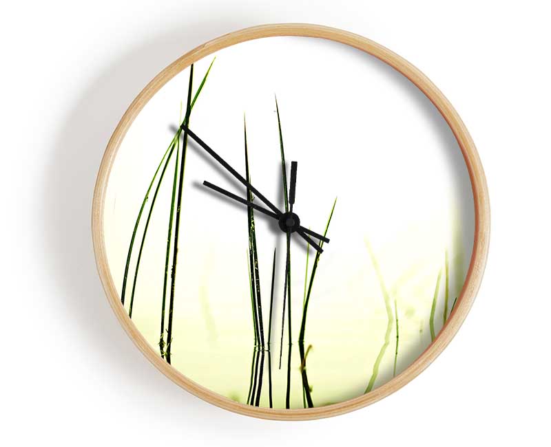 Water Grass Clock - Wallart-Direct UK