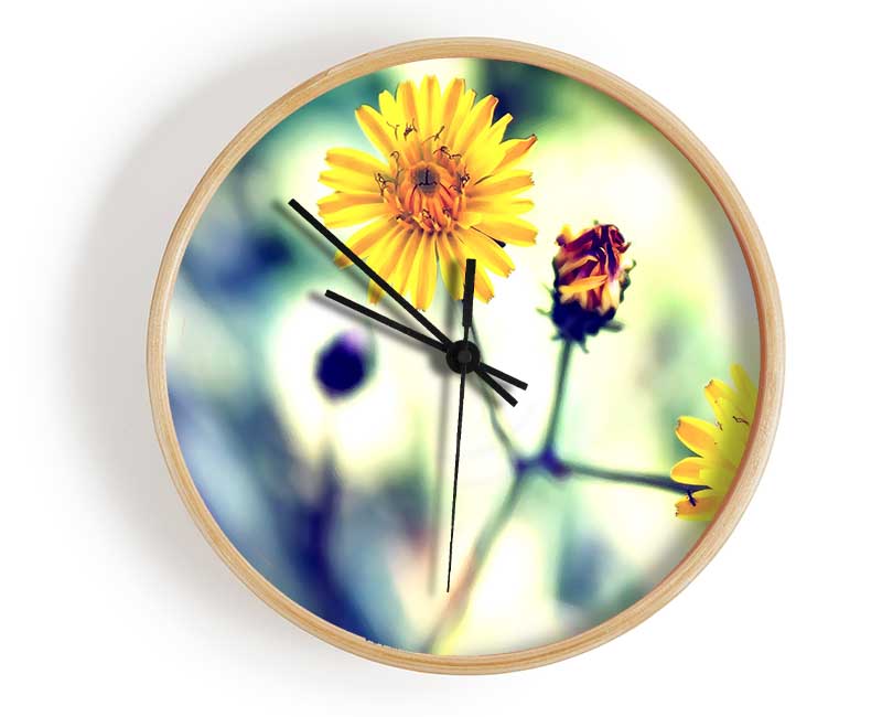 Weed Or Flower Clock - Wallart-Direct UK