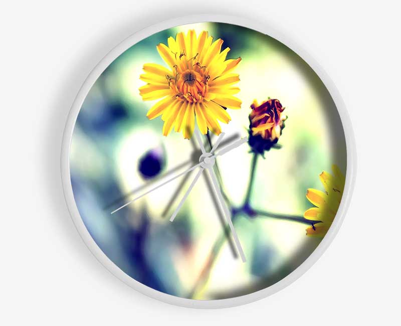 Weed Or Flower Clock - Wallart-Direct UK